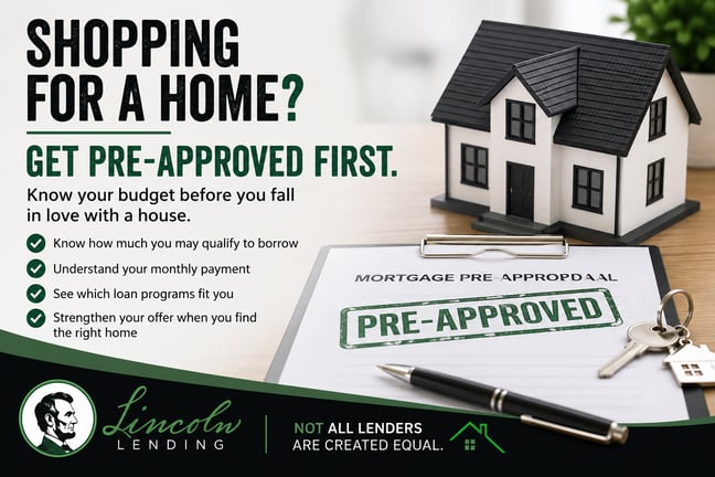 First-time homebuyer getting per-approved for a mortgage before shopping for a home